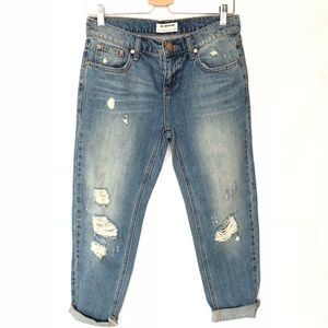 One Teaspoon Awesome Baggies Distressed Jeans 25